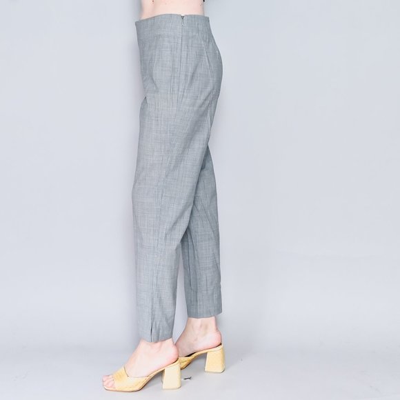 701. BRUNELLO CUCINELLI Wool-Blend Gray Trousers Sz 12 - Picture 5 of 6